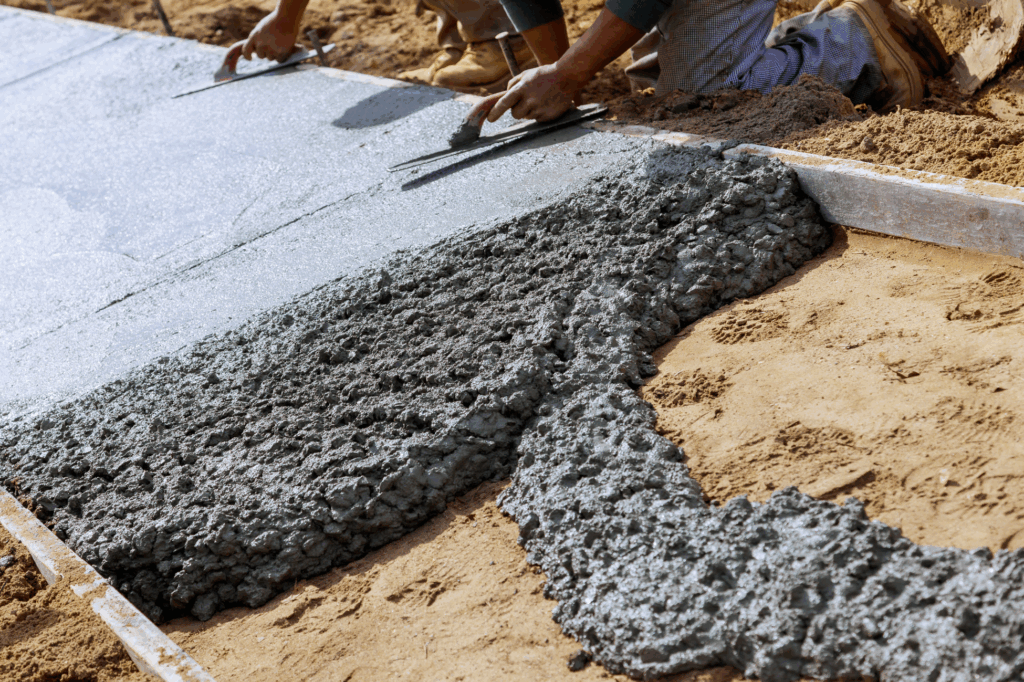 mud in construction site